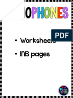 Worksheets - INB Pages