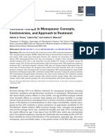 Terapia Hormonal en La Menopausia Conceptos Controversias y Abordaje Del Tratamiento