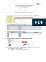 Evaluaciones 4º Año