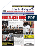 Periódico Noticias de Chiapas, Edición Virtual Jueves 03 de Marzo de 2022