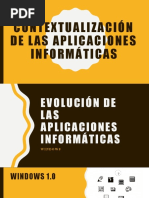 Contextualización de Las Aplicaciones Informáticas