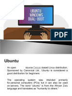 Ubuntu Dual Boot Presentation