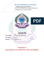 DSP Course File2020-21 With 5 Units