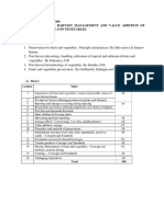 Course No.: HORT-366 Course Title: Post - Harvest Management and Value Addition of Fruits and Vegetables. Course Credits: 1+1 2 Books Recommended