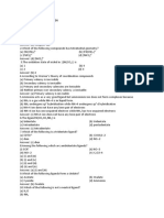 Coordination Compounds