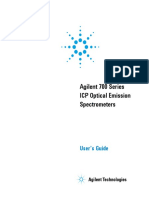 Agilent 700 Series ICP Optical Emission Spectrometers: User's Guide