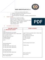 Detailed Lesson Plan in Cl-1: I. Objectives