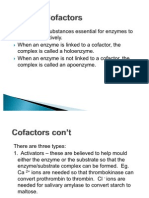 Enzyme Cofactors and Inhibitors