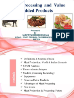 Meat Processing and Value Added Products