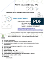 02 Circuitos Elétricos 1 Aula 02 Rogério