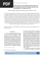 Terapia Interpersonal Metacognitiva - Estudio Caso Chica 20 Años T. Narcisista