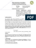 Gobierno Regional de Apurímac Procuraduria Pública Regional "Año Del Dialogo y La Reconciliación Nacional"