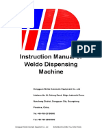 Instruction Manual of Weldo Dispensing Machine 2