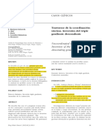 Casos Clínicos: Trastorno de La Coordinación Uterina. Inversión Del Triple Gradiente Descendente