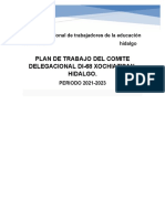 Plan de Trabajo de La Delegacion Plan de Trabajo de La D-I-68 2022