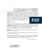 Escritura Publica - Ampliacion de Objeto Social - Aquino