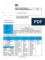 4 Años - Actividad Del Dia 01 de Setiembre