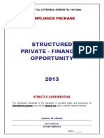 Structured Private - Financial Opportunity: Compliance Package