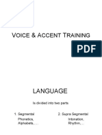 Voice & Accent Training PPT For Scribd