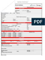 Ficha de Solicitação de Emprego