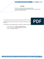 Trouble Shooting Procedures Uc1, Uc1A, Uc2, Uc2A: Caution