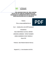 Actividad Eje 1 Etica y Responsabilidad Social Empresarial