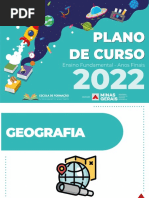 Plano de Curso 2022 Anos Finais Geografia