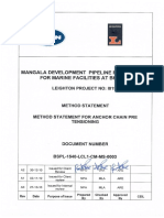 BSPL-1540-LCL1-CM-MS-0003 (A2) Method Statement For Anchor Chain Pre Tensioning