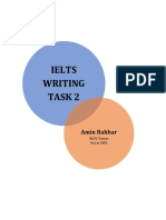 Ielts Writing Task 2: Amin Rahbar