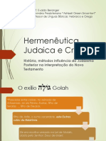 Hermêutica Judaica e Cristã