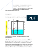 En El Experimento de Joule Se Determina El Equivalente Mecánico Del Calor