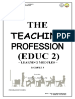 THE Teaching (EDUC 2) : Profession