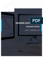 Deswik - Suite 2021.1 Release Notes