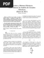 Leyes Básicas de Análisis de Circuitos Eléctricos - Jose Perez