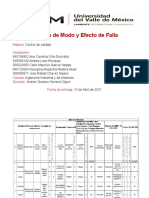 Análisis de Modo y Efecto de Falla - EQUIPO PRIETXICAN