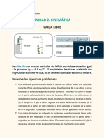 Guía de Trabajo Caida Libre