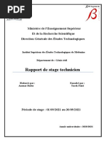 Rapport de Stage Technicien