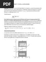 Unidad 1 Limites y Continuidades