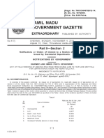 Tamil Nadu Government Gazette: Extraordinary