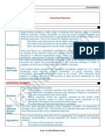 Ifrs 8 Operating Segments: Background