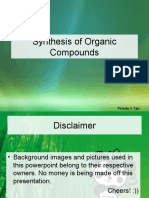 Synthesis of Organic Compounds: Pineda Tan