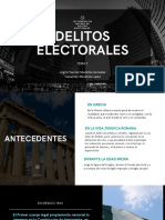 DELITOS ELECTORALES y Sus Antecedentes