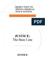 Introduction To Philippine Criminal Justice System