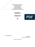 Diseño de Correas de Galpon Industrial