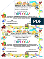 Diplomas Alumnos 4 - B DM 21 - 22