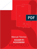 KO20F/FI KO2200SX: Manual Técnico