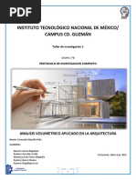 Protocolo de Investigación, Análisis Volumetrico Aplicado A La Arquitectura