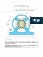 Construction of A DC Machine