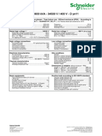 Ek-6 1600kVA Trafo Data Sheet