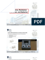 2 - Resistance, Resistance Variation, and Batteries